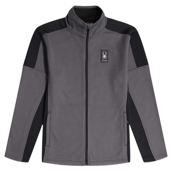Spyder Men's Mendoza Casual Full Zip Jacket Polar/L, NWT - Picture 1 of 9